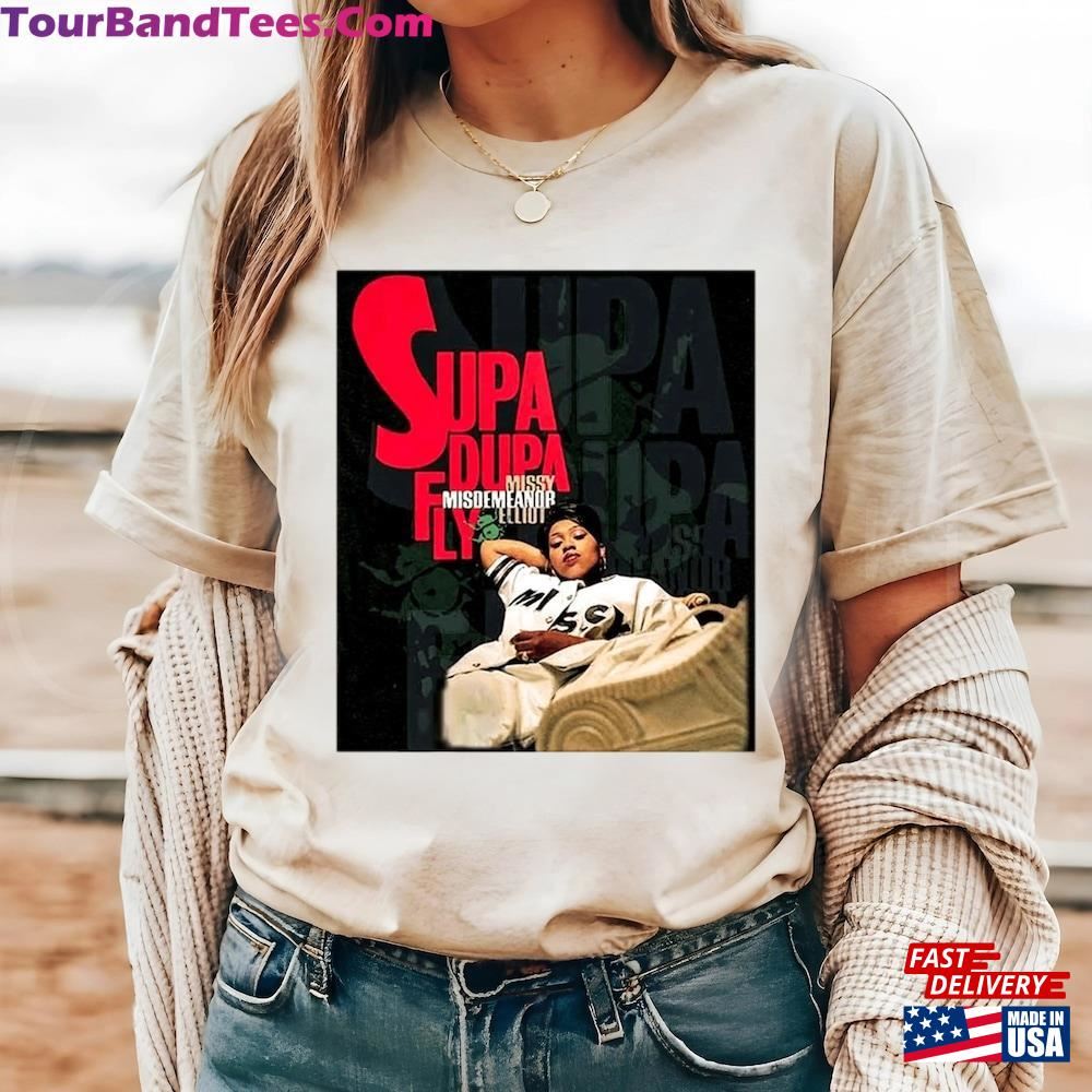 Rare Missy Elliott Rapper Supa Dupa Fly Unisex T-Shirt Music Tour Shirt Classic 29Uf106212 – Utopia Fashion