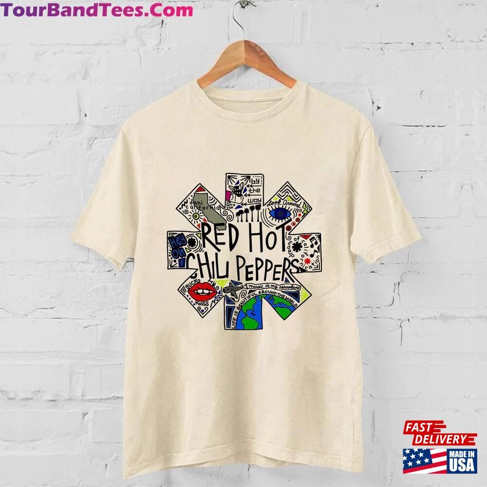 Red Hot Chili Peppers Shirt Rhcp Graphic Unisex Tee Tour Classic 29Uf106217 – Utopia Fashion