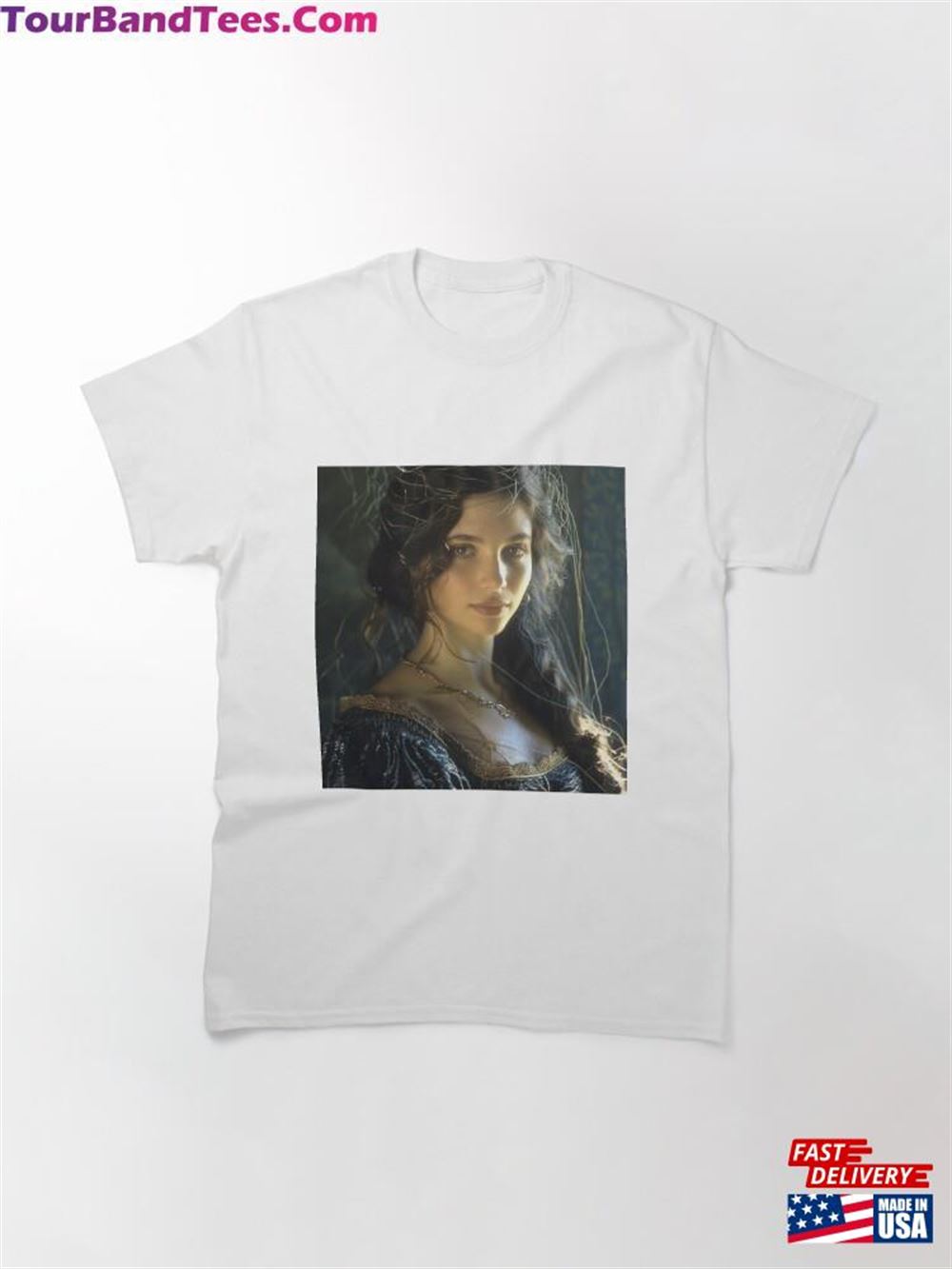 Renaissance Elegance Portrait Of A Lady With The Enigmatic Gaze Classic T-Shirt Unisex 29Uf098242 – Utopia Fashion