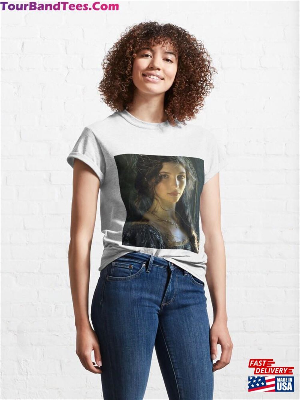 Renaissance Elegance Portrait Of A Lady With The Enigmatic Gaze Classic T-Shirt Unisex 29Uf098242 – Utopia Fashion