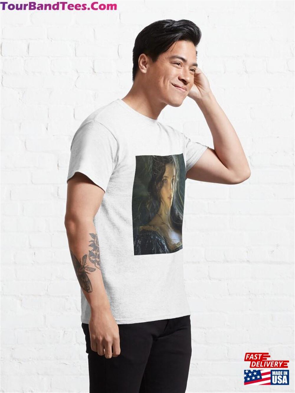 Renaissance Elegance Portrait Of A Lady With The Enigmatic Gaze Classic T-Shirt Unisex 29Uf098242 – Utopia Fashion