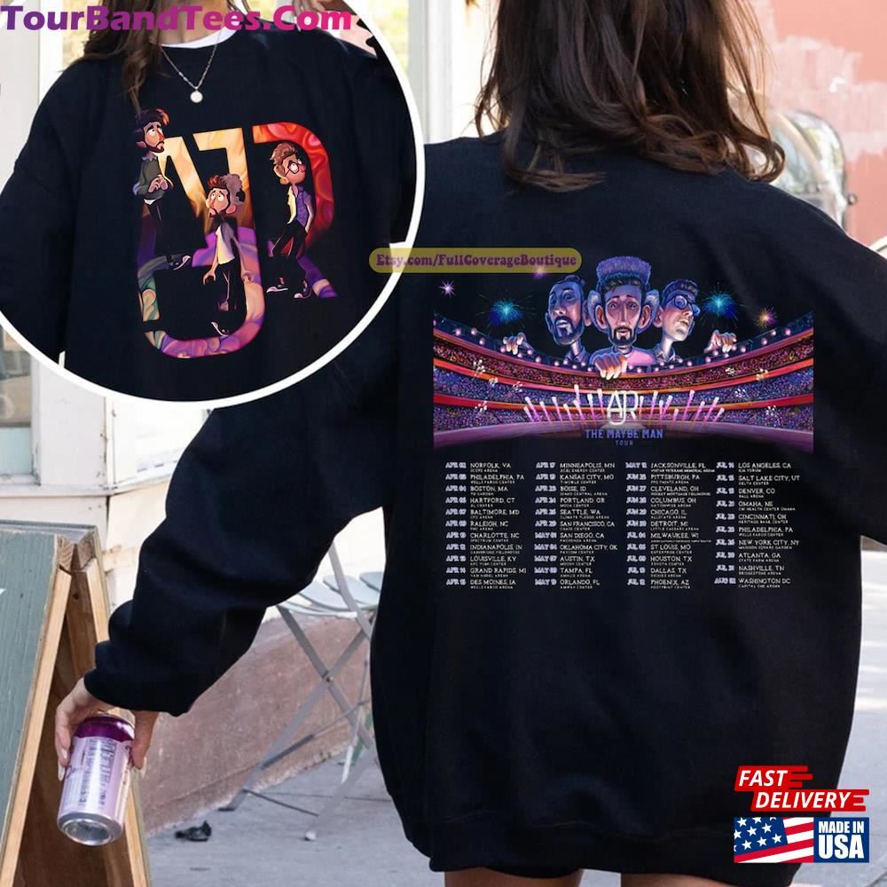 Retro A J R Th E Ma Ybe Man Tour Shirt Jr Ban D Merch Aj Band Hoodie Unisex 29Uf092845 – Utopia Fashion