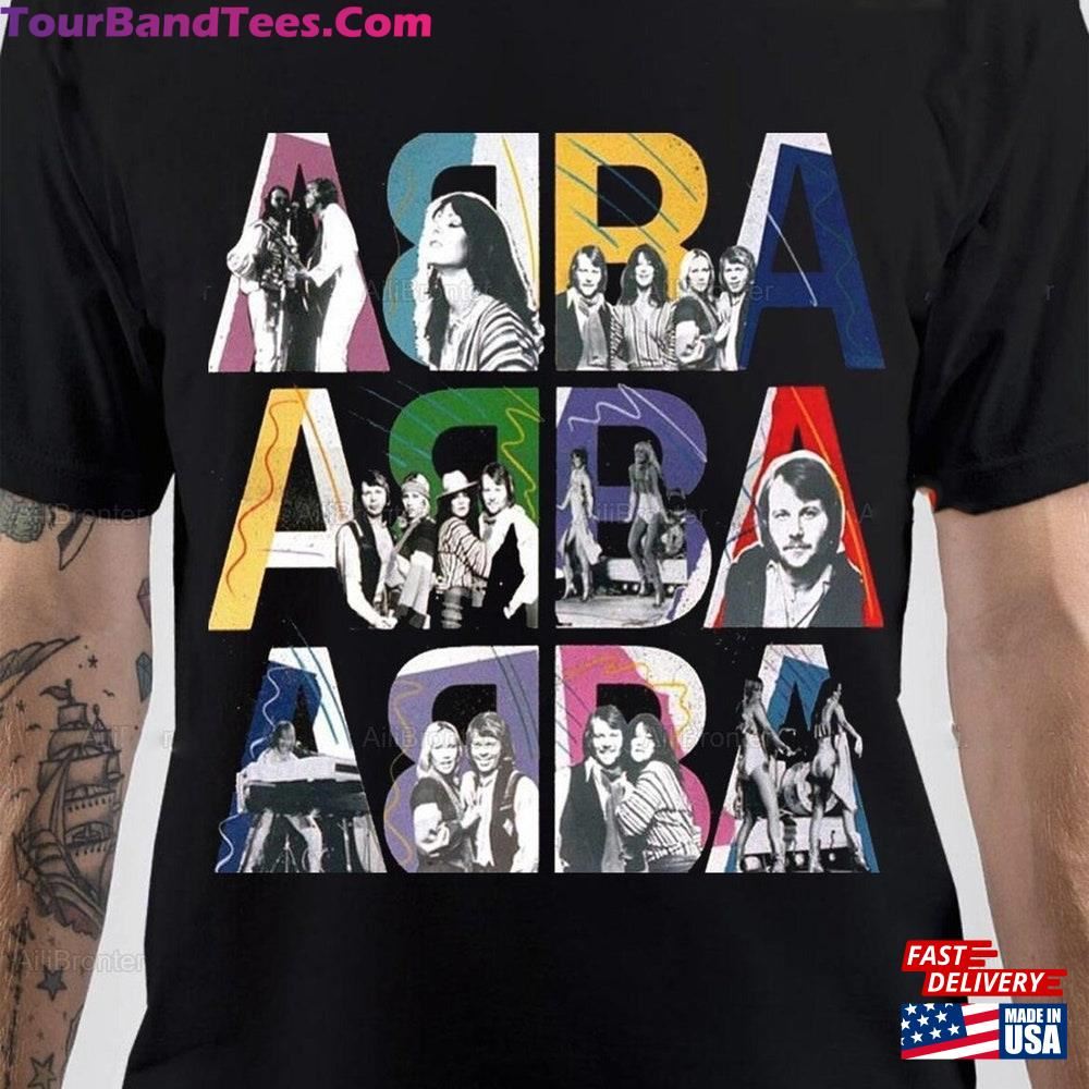 Retro Abba T-Shirt Band Shirt Vintage Classic Unisex 29Uf101561 – Utopia Fashion