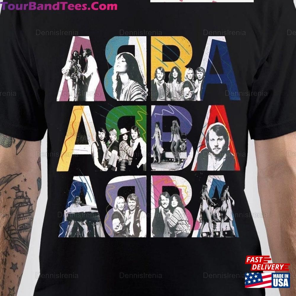 Retro Abba T-Shirt Band Shirt Vintage Unisex 29Uf117068 – Utopia Fashion