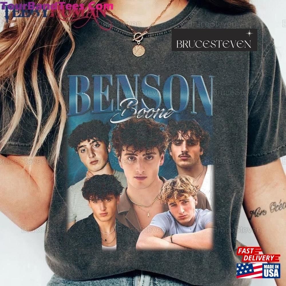 Retro Benson Boone Shirt Fireworks And Rollerblades World Tour Merch For Men Hoodie Sweatshirt 29Uf117370 – Utopia Fashion