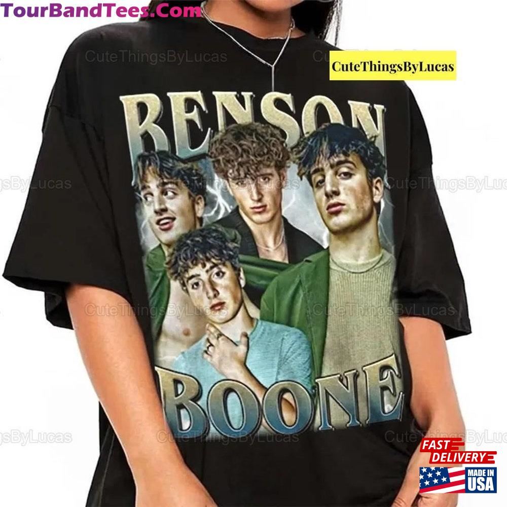 Retro Benson Boone Shirt Fireworks And Rollerblades World Tour T-Shirt Merch Unisex Classic 29Uf097788 – Utopia Fashion