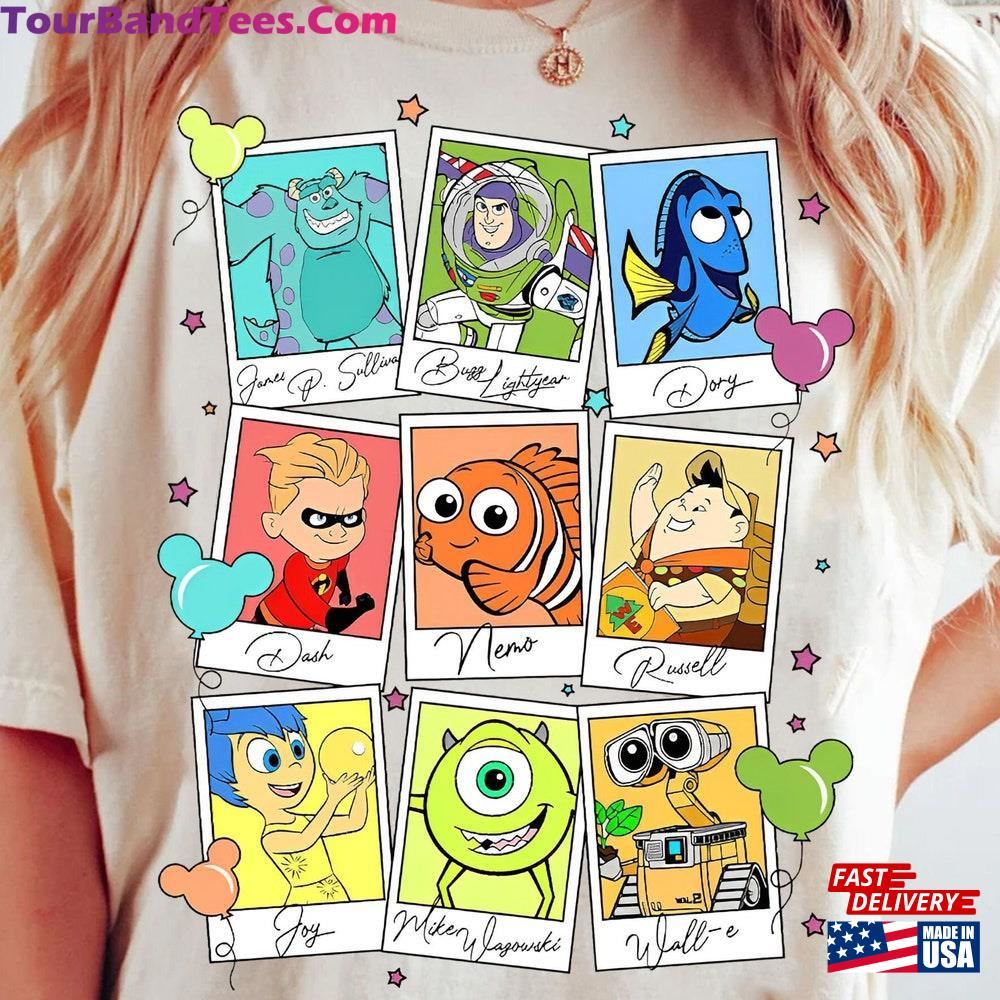 Retro Disney Pixar Characters Group Shirt Inside Out Monster Inc Unisex Hoodie 29Uf116604 – Utopia Fashion