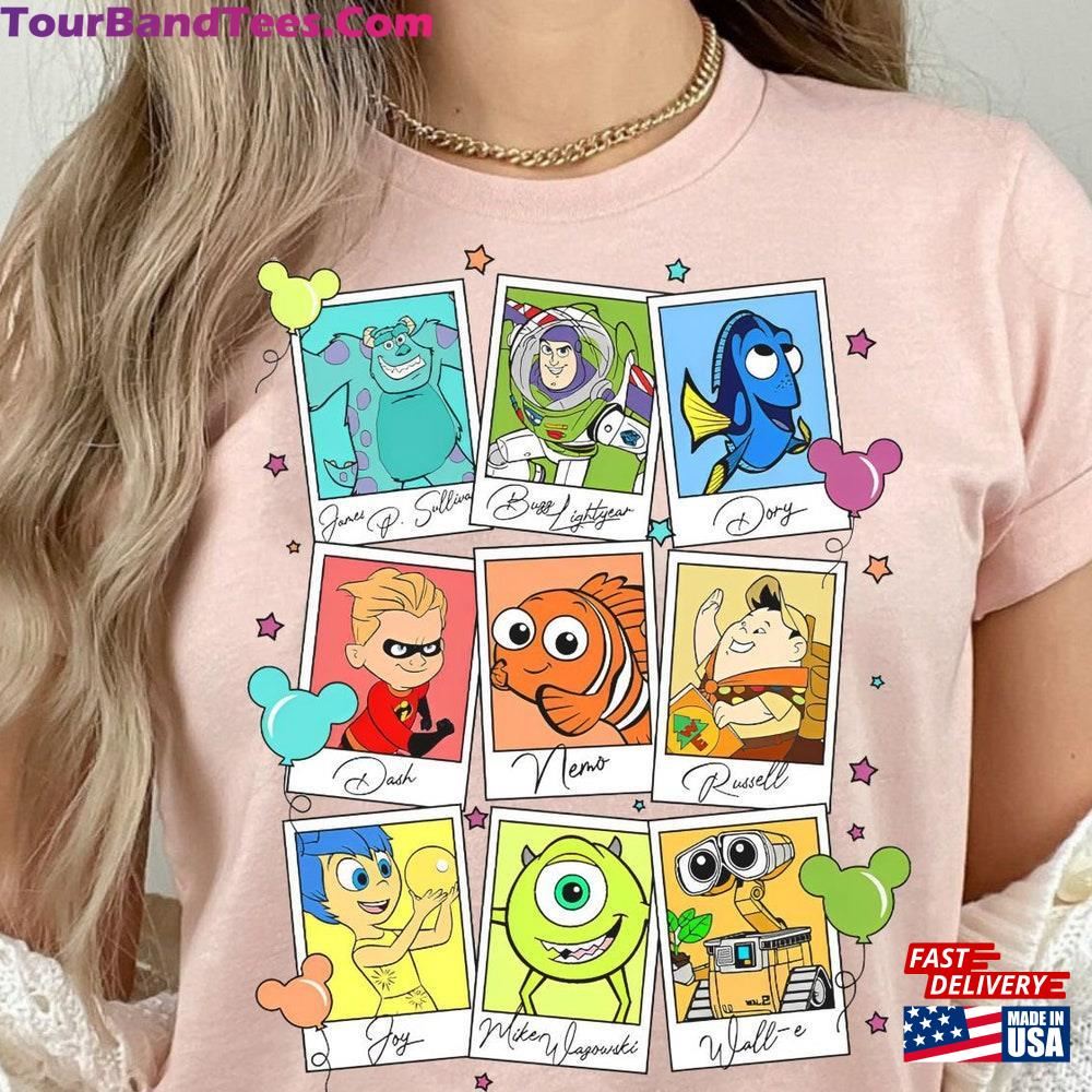 Retro Disney Pixar Characters Group Shirt Inside Out Monster Inc Unisex Hoodie 29Uf116604 – Utopia Fashion