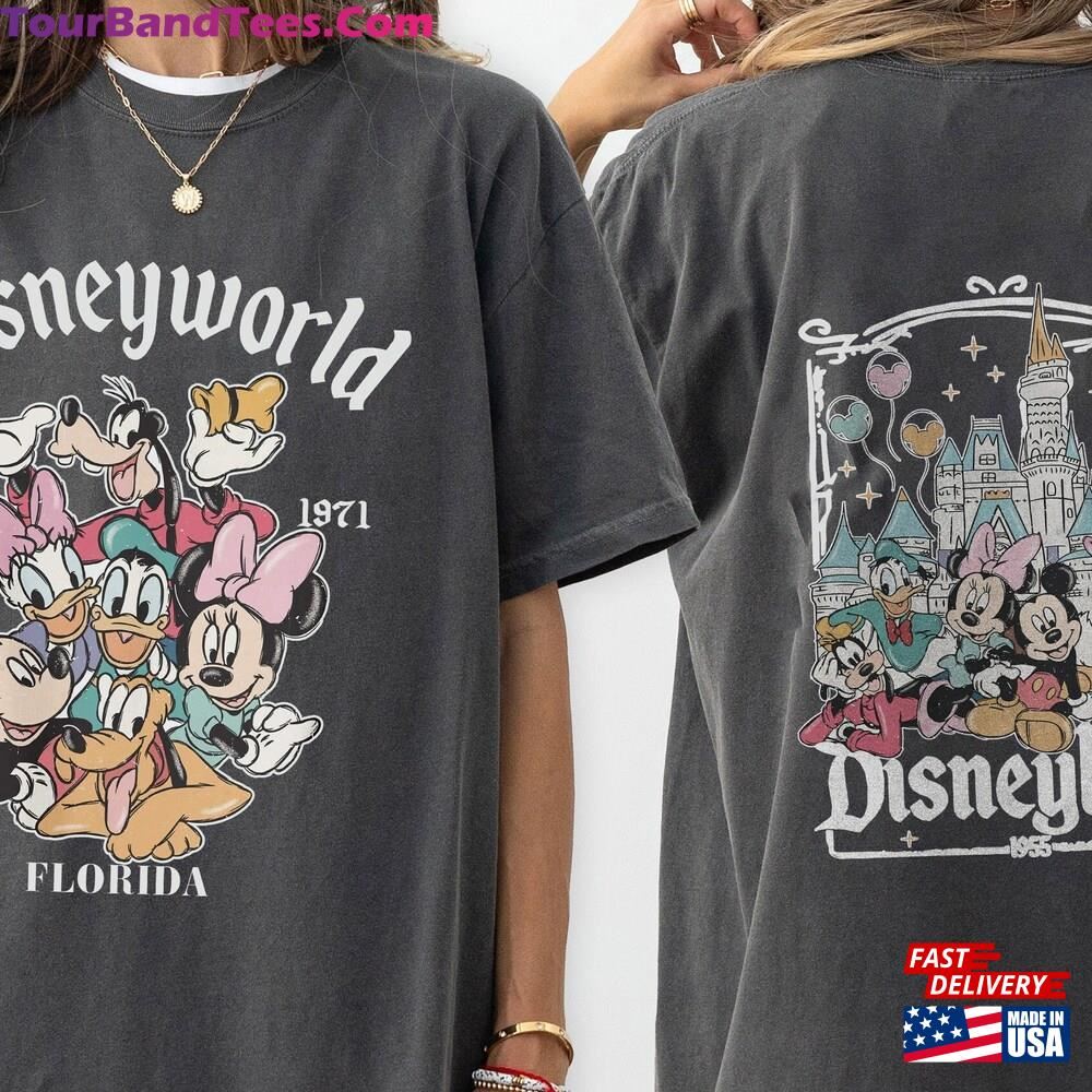 Retro Disneyworld Est Shirt Vintage Disney Florida Family Sweatshirt Classic 29Uf097028 – Utopia Fashion