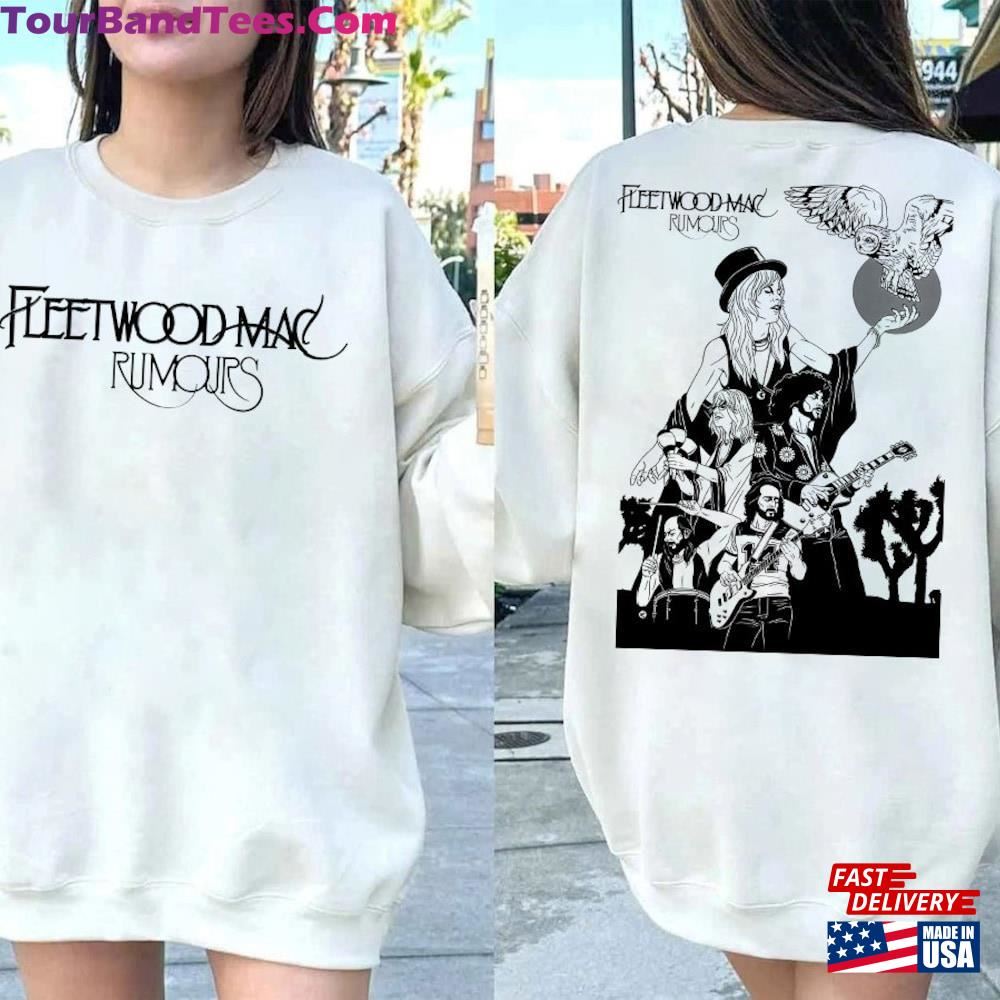 Retro Fleetwood Mac Rock Band Shirt Vintage Rumours Music Tour Hoodie Unisex 29Uf116690 – Utopia Fashion