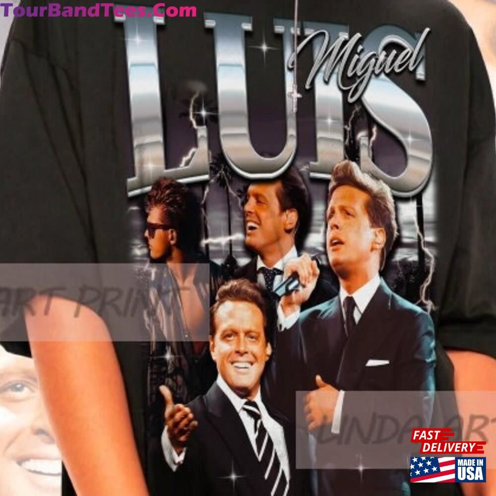 Retro Luis Miguel Shirt T-Shirt Classic Unisex 29Uf116926 – Utopia Fashion