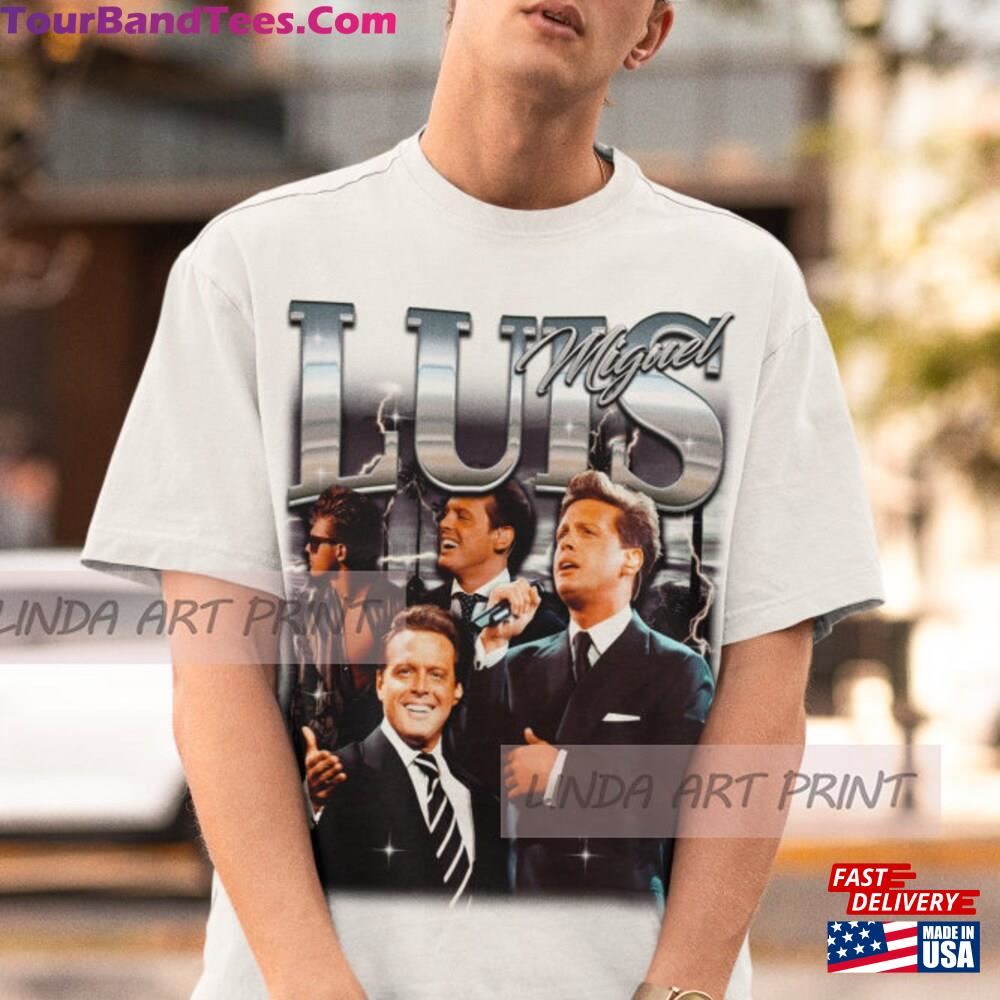 Retro Luis Miguel Shirt T-Shirt Classic Unisex 29Uf116926 – Utopia Fashion