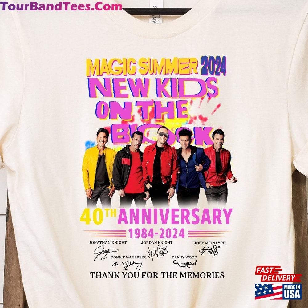 Retro New Kids On The Block Concert Tee Nkotb Magic Summer Shirt 40Th Anniversary Celebration Classic Sweatshirt 29Uf092591 – Utopia Fashion