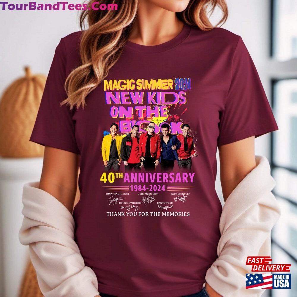 Retro New Kids On The Block Concert Tee Nkotb Magic Summer Shirt 40Th Anniversary Celebration Classic Sweatshirt 29Uf092591 – Utopia Fashion