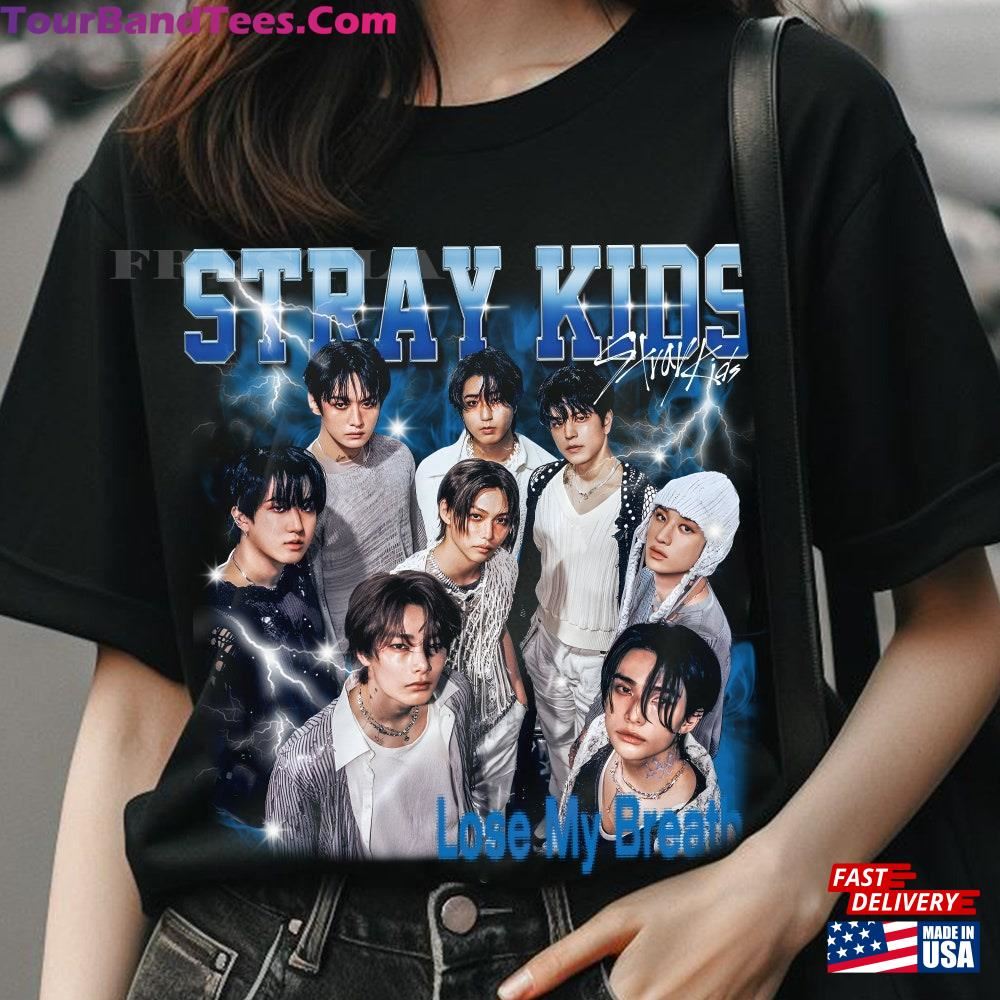 Retro Stray Kids T-Shirt Skz Lose My Breath Shirt Tour Sweatshirt Unisex 29Uf106624 – Utopia Fashion