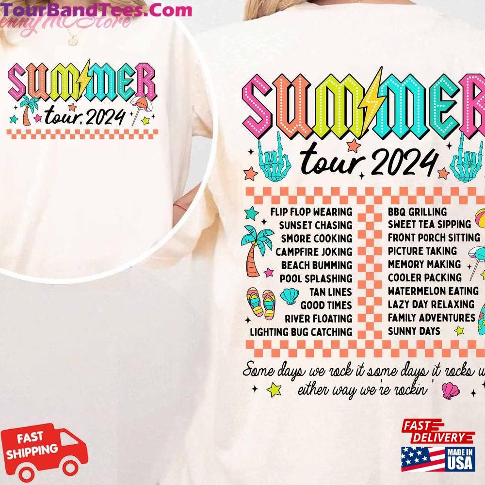 Retro Summer Tour Shirt Comfort Colors Vibes Sweatshirt T-Shirt 29Uf112399 – Utopia Fashion