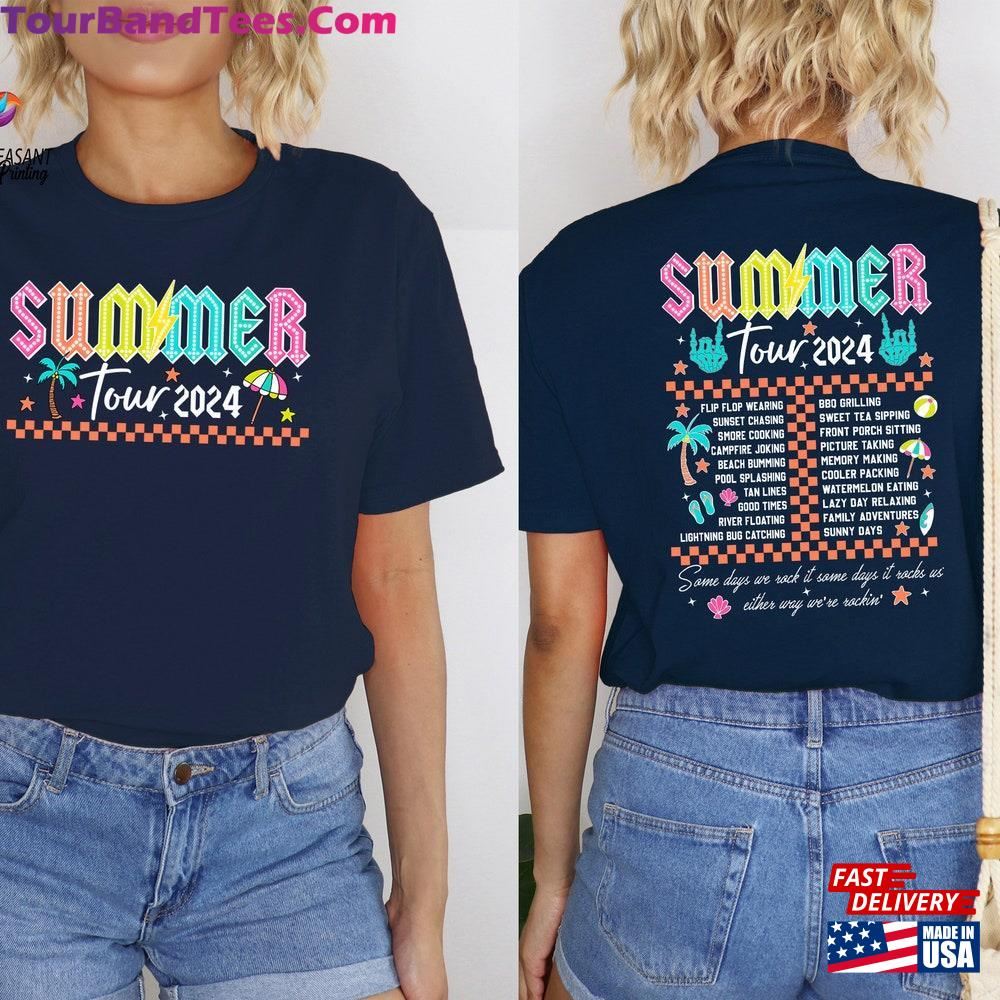 Retro Summer Tour Shirt Vibes Unisex T-Shirt 29Uf106071 – Utopia Fashion