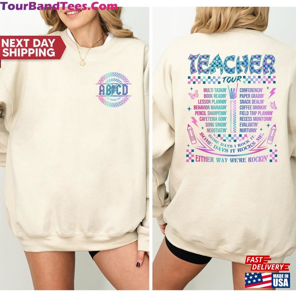 Retro Teacher Tour Comfort Colors Appreciation Shirt Gift Abcd End Of Year T-Shirt Hoodie 29Uf117508 – Utopia Fashion