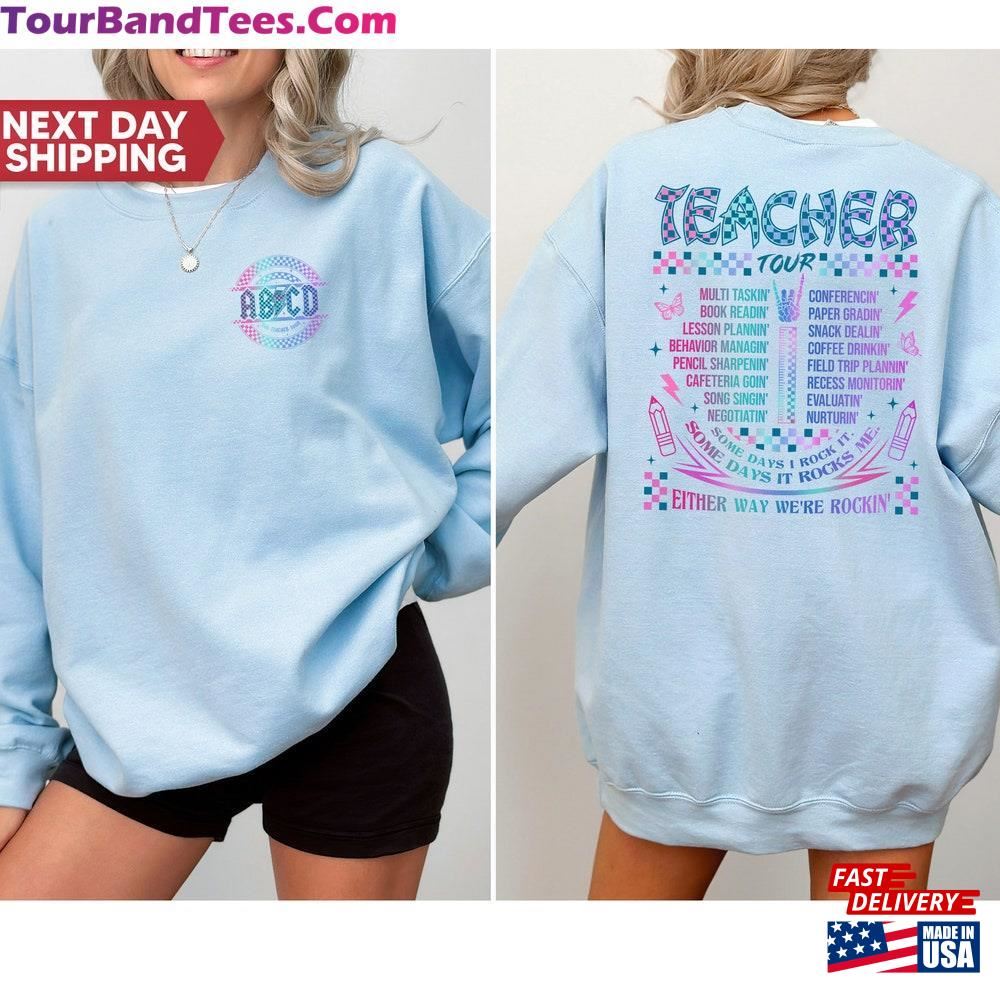 Retro Teacher Tour Comfort Colors Appreciation Shirt Gift Abcd End Of Year T-Shirt Hoodie 29Uf117508 – Utopia Fashion