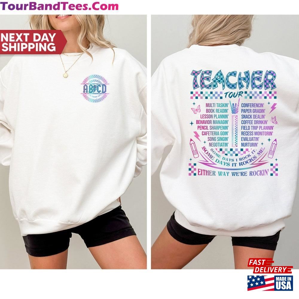 Retro Teacher Tour Comfort Colors Appreciation Shirt Gift Abcd End Of Year T-Shirt Hoodie 29Uf117508 – Utopia Fashion