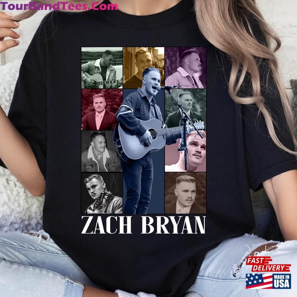 Retro Zach Bryan The Eras Tour Shirt Funny T-Shirt Classic 29Uf116330 – Utopia Fashion