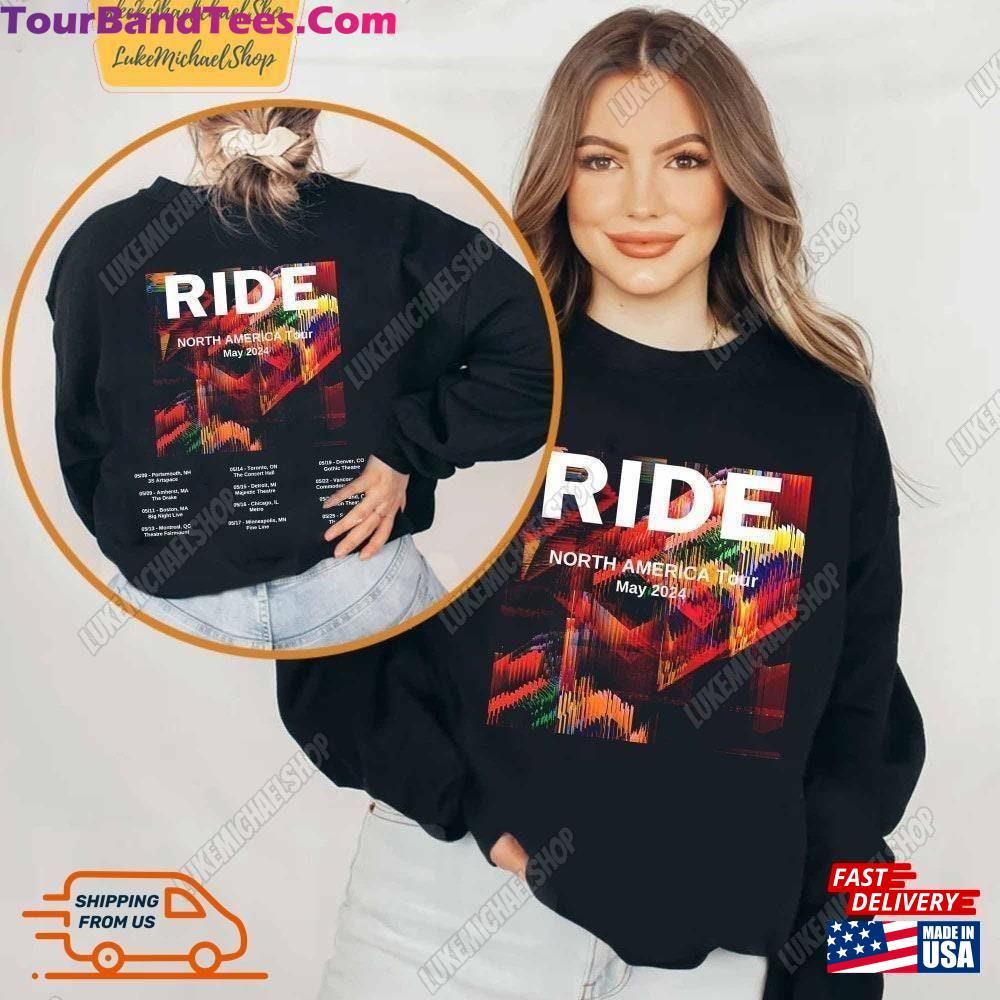 Ride Tour Band North American Sweatshirt Classic 29Uf092486 – Utopia Fashion