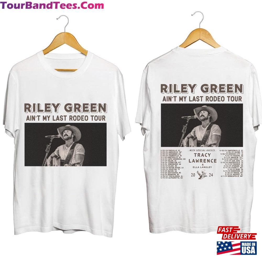 Riley Green Ain T My Last Rodeo Tour Shirt Concert Tee Tim Graw Fan Gift Classic Sweatshirt 29Uf106997 – Utopia Fashion