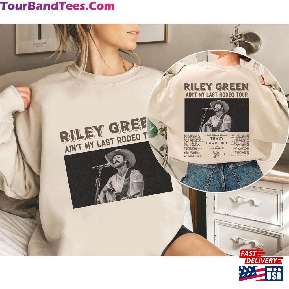 Riley Green Ain T My Last Rodeo Tour Shirt Concert Tee Tim Graw Fan Gift Classic Sweatshirt 29Uf106997 – Utopia Fashion