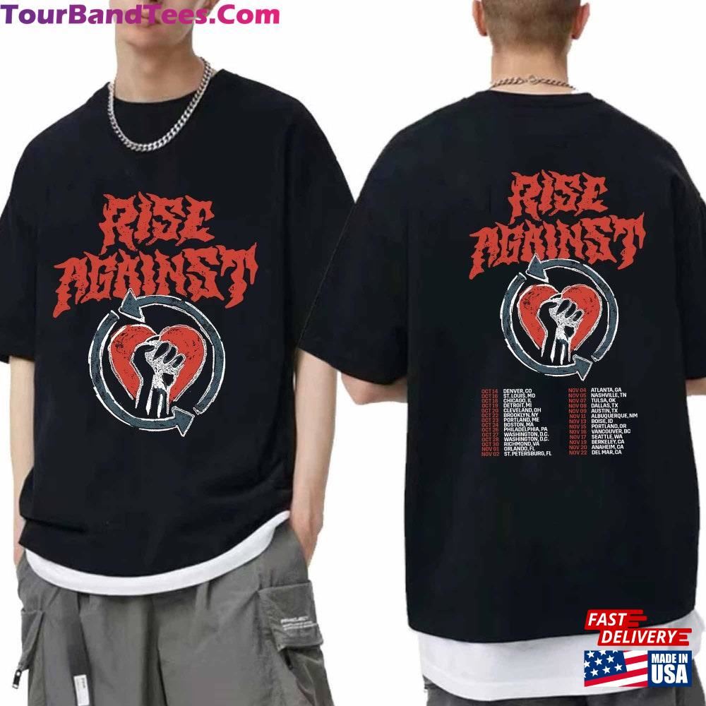 Rise Against Tour Shirt Band Fan Unisex Classic 29Uf092627 – Utopia Fashion