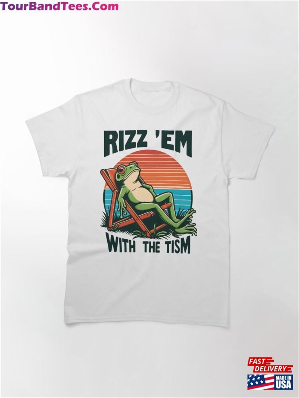 Rizz Em With The Tism Funny Frog Classic T-Shirt Unisex 29Uf097632 – Utopia Fashion