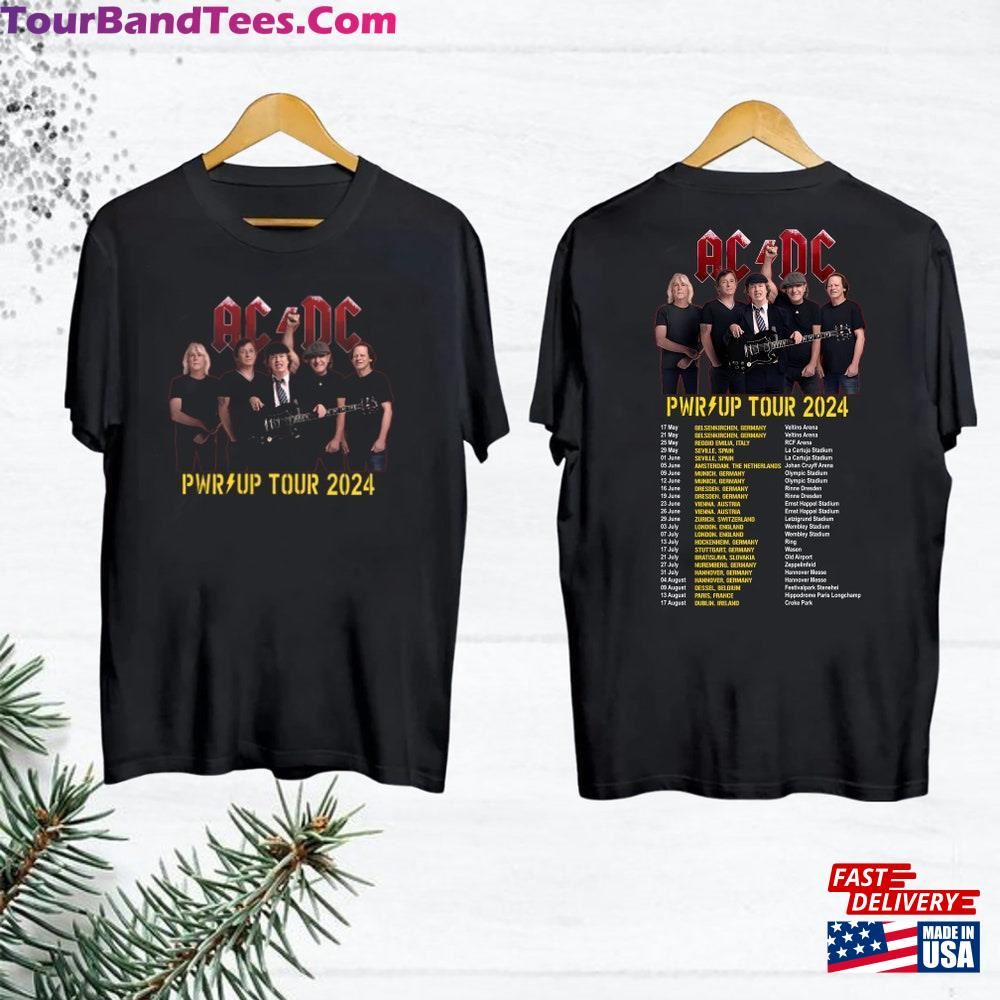 Rock Band Acdc Concert Shirt Pwr Up World Tour Fan Gift Sweatshirt T-Shirt 29Uf106785 – Utopia Fashion