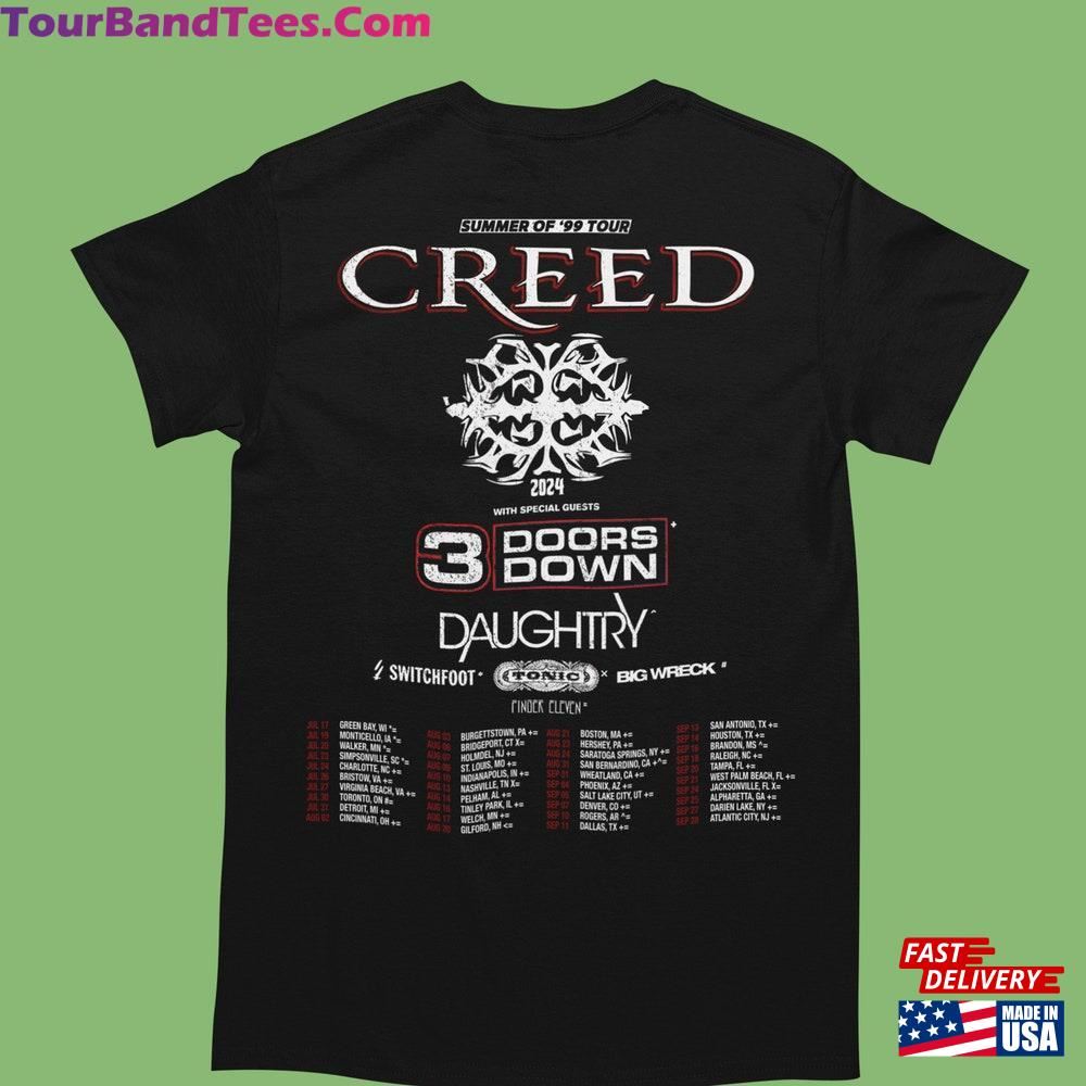 Rock Band Creed Graphic Shirt Summer Of Tour Fan Gift Classic Hoodie 29Uf106158 – Utopia Fashion