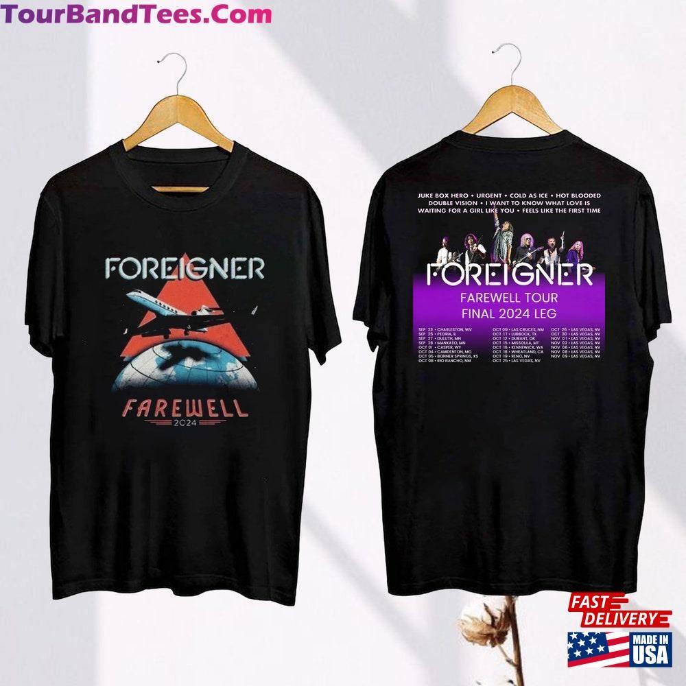 Rock Band Foreigner Vintage Shirt Farewell Tour Tshirt Classic T-Shirt 29Uf098003 – Utopia Fashion