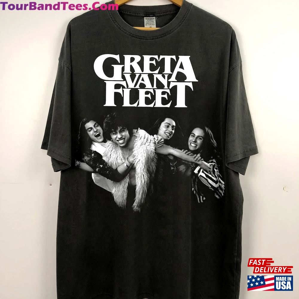 Rock Band Greta Van Fleet Shirt Graphic Starcatcher World Tour Classic T-Shirt 29Uf106195 – Utopia Fashion