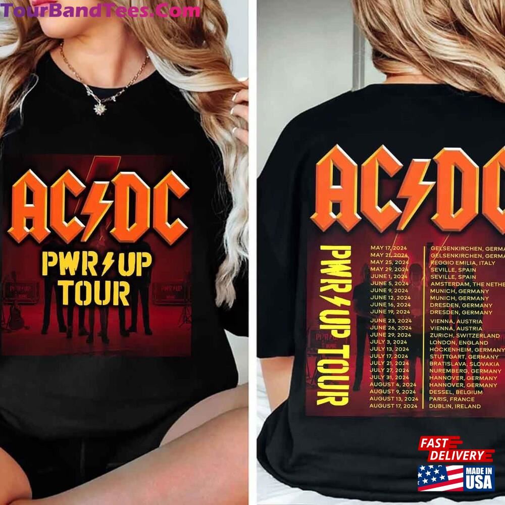 Rock Tour Double Sides T-Shirt Pwr Up World Sweatshirt Years Shirt For Fans Unisex 29Uf095880 – Utopia Fashion