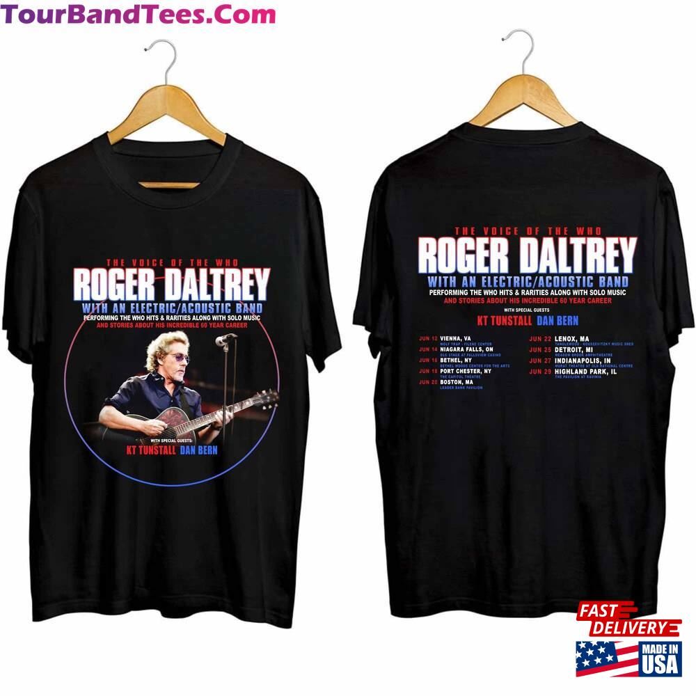 Roger Daltrey Tour Shirt Fan T-Shirt Hoodie 29Uf102360 – Utopia Fashion