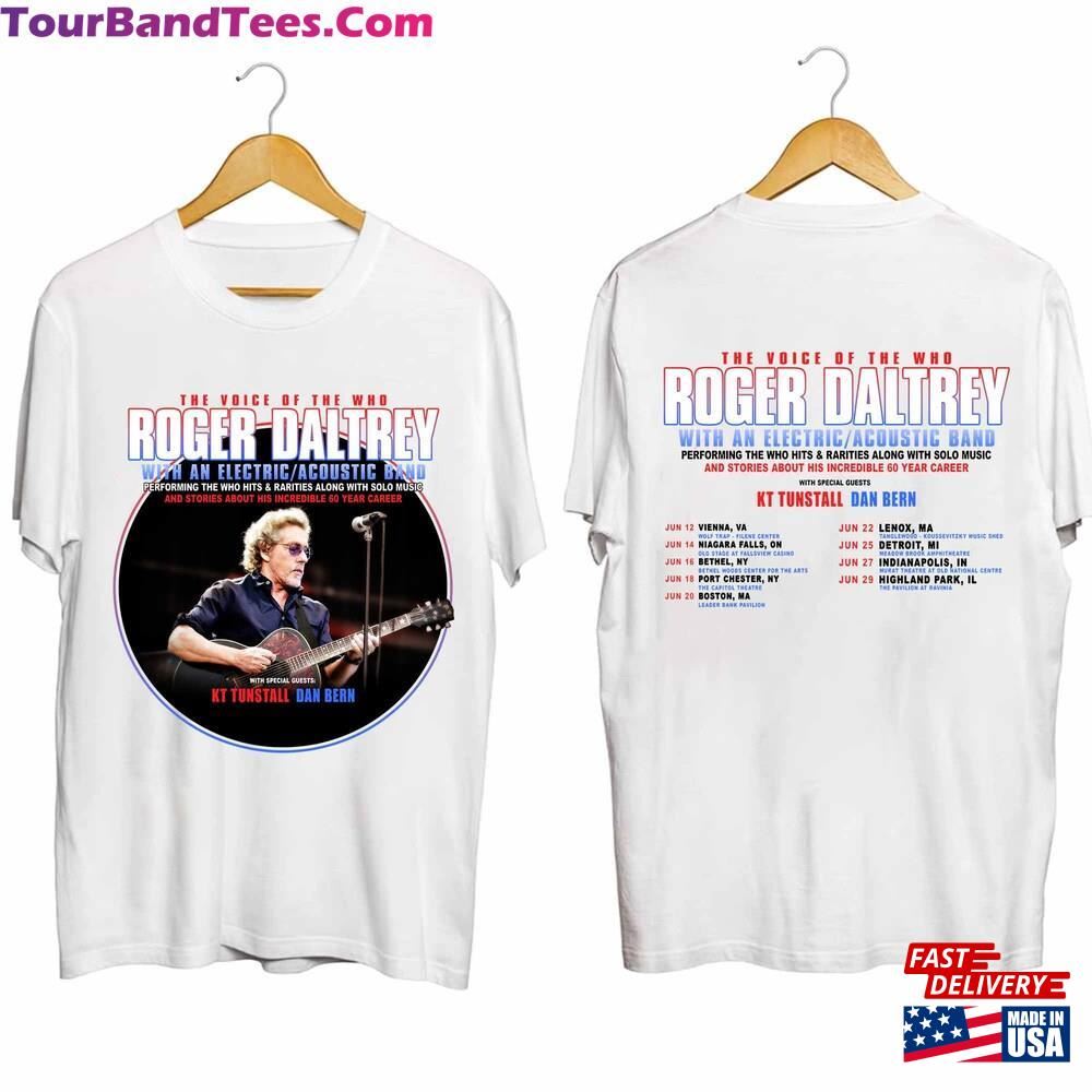 Roger Daltrey Tour Shirt Fan T-Shirt Hoodie 29Uf102360 – Utopia Fashion