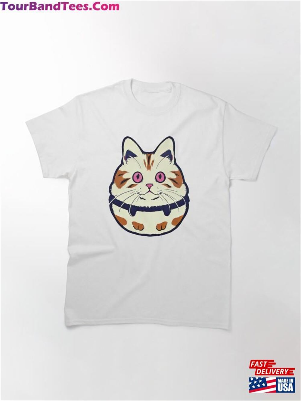 Round Stupid Cat Classic T-Shirt 29Uf117151 – Utopia Fashion