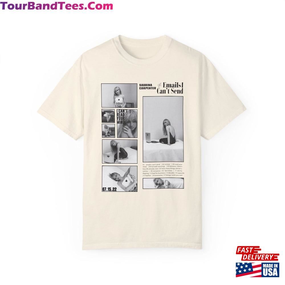 Sab Rina Emails I Can T Send Tour Shirt Concert Graphic Classic Unisex 29Uf115557 – Utopia Fashion