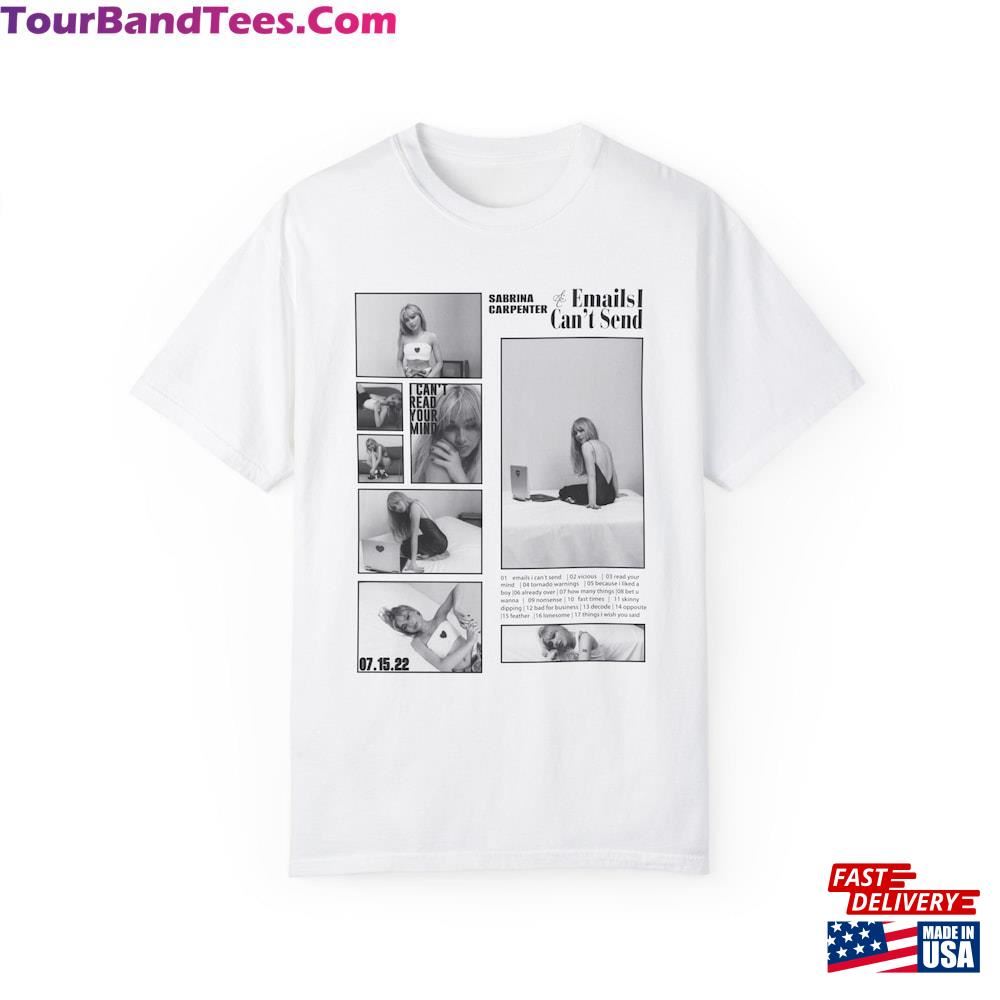 Sab Rina Emails I Can T Send Tour Shirt Concert Graphic Classic Unisex 29Uf115557 – Utopia Fashion