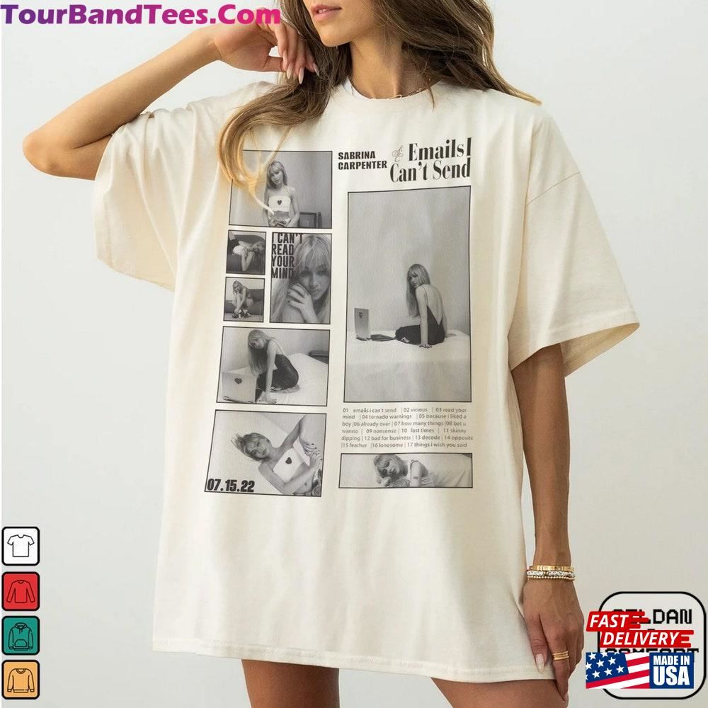 Sab Rina Emails I Can T Send Tour Shirt Concert Graphic Sweatshirt T-Shirt 29Uf116590 – Utopia Fashion