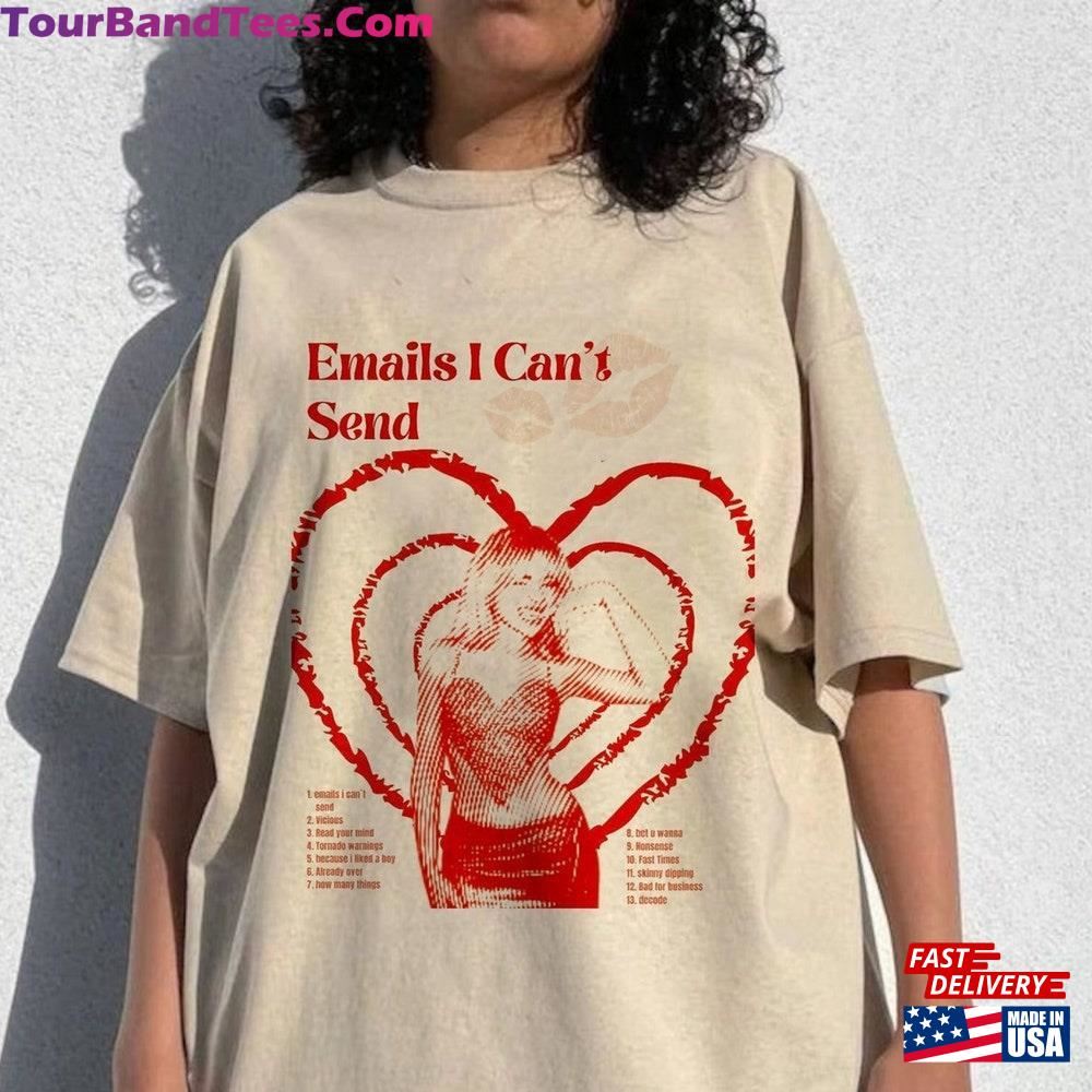 Sabrina Shirt Emails I Can T Send Carpenter Retro Tee Tour T-Shirt Hoodie 29Uf115958 – Utopia Fashion