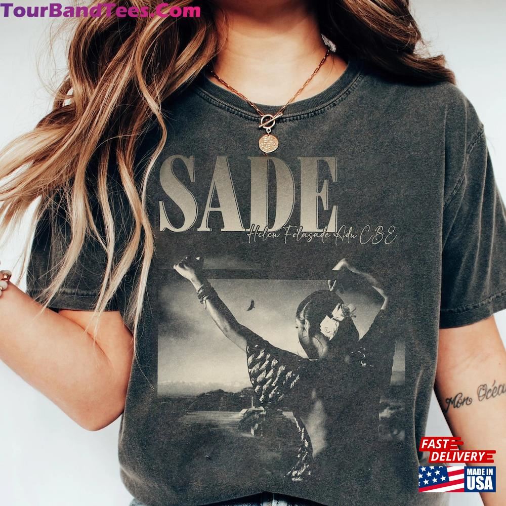 Sade Adu Tour Shirt 90S Graphic Pop Music Classic Unisex 29Uf107180 – Utopia Fashion