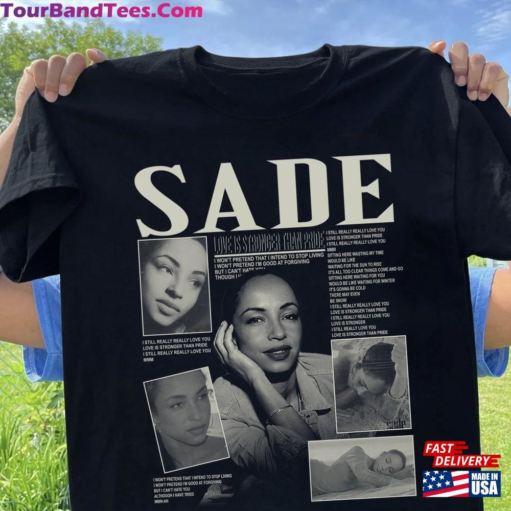 Sade Vintage T-Shirt Shirt Tour Classic Unisex 29Uf097486 – Utopia Fashion