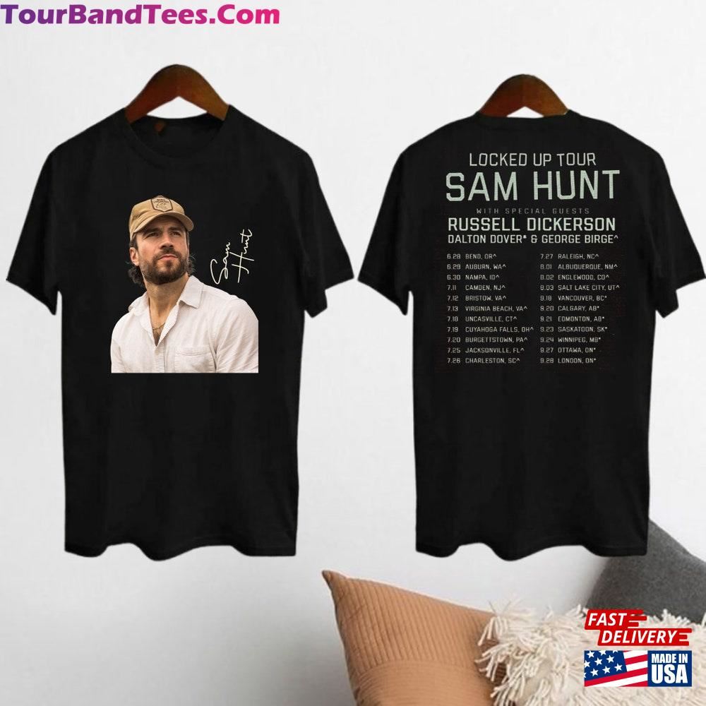 Sam Hunt Graphic Shirt Locked Up Tour T-Shirt Country Music Sweatshirt Hoodie 29Uf093181 – Utopia Fashion