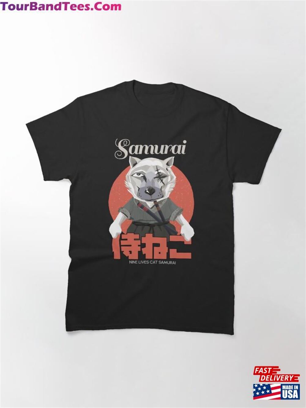 Samurai Lives Cat Classic T-Shirt Unisex 29Uf106819 – Utopia Fashion