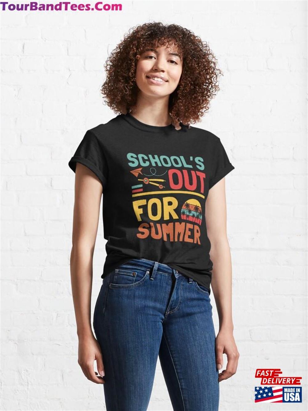 School’S Out Summer Vacation Tee Classic T-Shirt Sweatshirt 29Uf107070 – Utopia Fashion