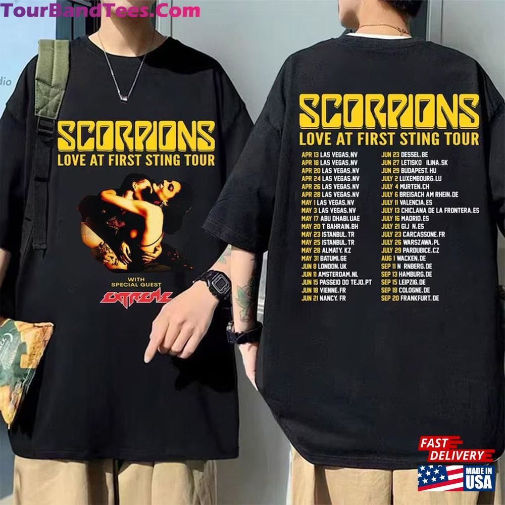 Scorpions Love At First Sting Tour Shirt Concert Rock Band Fan Hoodie Classic 29Uf098069 – Utopia Fashion