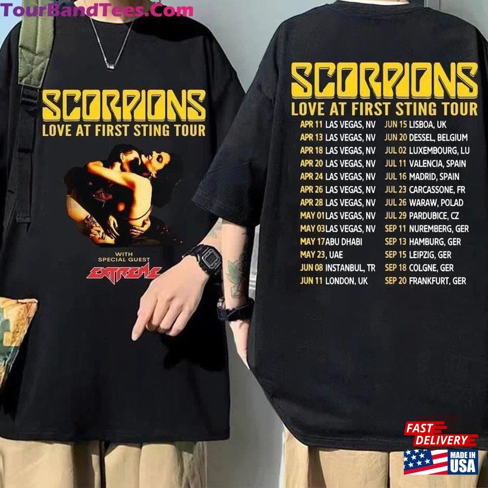 Scorpions Love At First Sting Tour Shirt Concert Rock Band Fan Sweatshirt Classic 29Uf092090 – Utopia Fashion