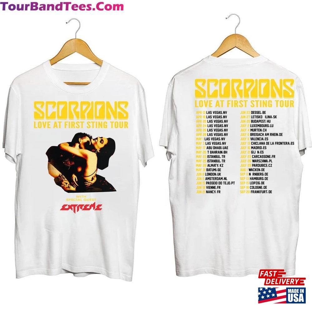 Scorpions Love At First Sting Tour Shirt Concert Rock Band Fan T-Shirt Sweatshirt 29Uf106238 – Utopia Fashion